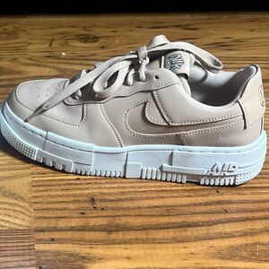 Nike Beige Athletic Shoes